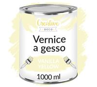 Creative Deco Chalk Paint Vernice a Gesso Giallo | 1L | Vernice per Legno