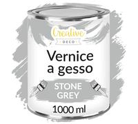 Creative Deco Chalk Paint Vernice a Gesso Grigio | 1L | Vernice per Legno