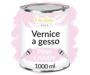 Creative Deco Chalk Paint Vernice a Gesso Rosa | 1L | Vernice per Legno | Pittura per Mobili senza Carteggiare, Opaca, Lavabile | Perfetta per Restauro di Mobili, Colore per Legno e Decorazione
