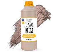 Creative Deco Gesso Acrilico Beige, Primer per Pittura, 1 L