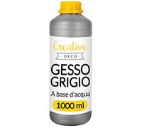 Creative Deco Gesso Acrilico Grigio, Primer per Pittura, 1 L