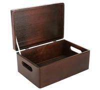 Creative Deco Grande Scatola in Legno Marrone 30 x 20 x 14 cm