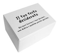 Creative Deco Il tuo Testo Personalizzata Scatola Regalo di Legno Bianca | Personalizzata Scatola dei Ricordi | Per Donna, Uomo e Coppie | Stampa a colori | Per Compleanno, Pasqua, Feste