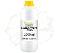 Creative Deco Mordente per Legno a Base d'Acqua | Colore Bianco | 1L