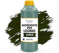 Creative Deco Mordente per Legno a Base d'Acqua | Colore Verde | 1L