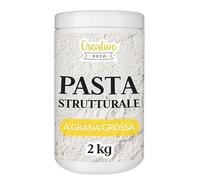 Creative Deco Pasta Strutturale Grossolana 2kg Massa Bianca