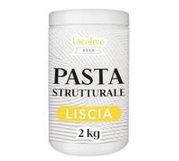 Creative Deco Pasta Strutturale Liscia 2kg Massa Bianca