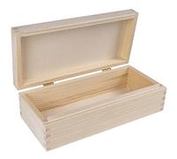Creative Deco Piccola Scatola in Legno con Coperchio, 24 x 11,3 x 7,2 cm