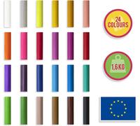 Creative Deco Plastilina per Bambini | 24 Colori | 1600 g | Pasta Modellabile