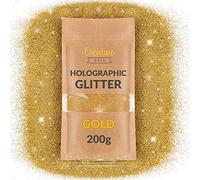 Creative Deco Polvere Glitter Oro per Lavoretti, 200 g