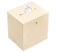 Creative Deco Scatola Porta Buste Matrimonio in Legno 29 x 25 x 30 cm