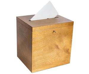 Creative Deco Scatola Porta Buste Matrimonio in Legno 29 x 25 x 30 cm