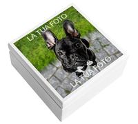 Creative Deco Scatola Ricordo Bianca Personalizzata con Foto