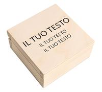Creative Deco Scatola Ricordo Personalizzata con Testo