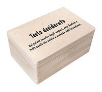 Creative Deco Scatola Ricordo Personalizzata con Testo, Compleanno e Pasqua