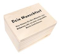 Creative Deco Scatola Ricordo Personalizzata con Testo | In legno, stampa a colori personalizzata con testo, per donna, uomo e coppie, adatta a compleanni, Natale e feste