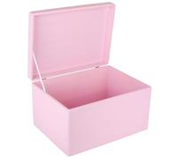 Creative Deco Scatola XXL in Legno Rosa, 40 x 30 x 24 cm