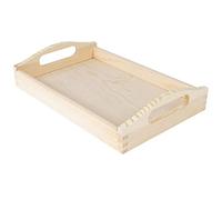 Creative Deco Vassoio in Legno con Maniglie per Colazione e Portata