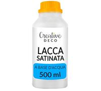 Creative Deco Vernice Acrilica Satinata a Base d'Acqua, 500 ml