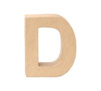 Creative Discount® Lettera D in cartone, 17,5 x 5,5 cm