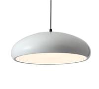 Creative Dome Metal Hanging Lamp Lampshade E27 Screw Ceiling Pendant Industrial Style Chandelier | Bedroom, Dining Room, Corridor Decoration Light Fixtures(White)