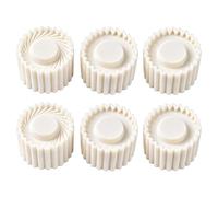 Creative Doppio Timbro per Pasta Stampo a Girasole per Biscotti DIY | Utensile da Forno in Stile Francese: timbro rotondo a rilascio facile, riutilizzabile ideale per pressare cornetti-6PCS