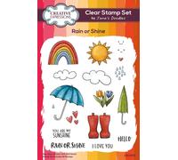 Creative Expressions Jane's Scarabocchio Pioggia O Shine Collezione Trasparente