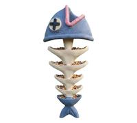 Creative Fish Bone Resin Bird Feeder Rack Novelty Rack Outdoor Wild Bird