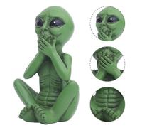 Creative Garden Ornaments Resin Sculpture Accessori Alieno Statua Meditante
