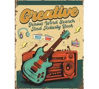 CREATIVE GENIUS: Word Search and Activity Book