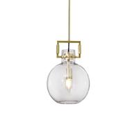 Creative Glass Chandelier, Single-Head Industrial Wind Nordic Pendant Light for Kitchen Island, Dining Room, And Bedroom(C)