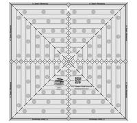 Creative Grids 12-1/2in Square It Up or Fussy Cut Square Quilt Ruler - CGRSQ12