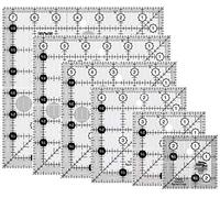creative Grids - 6 piazza Quilt Rulers - 6,3 cm 8,9 cm 11,4 cm 14 cm 16,5 cm 19,1 cm