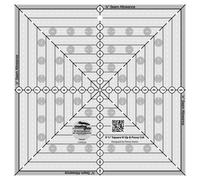 Creative Grids 9-1/2in Square It Up or Fussy Cut Square Quilt Ruler - CGRSQ9