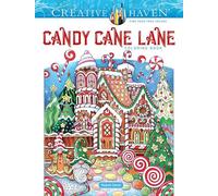 Creative Haven Candy Cane Lane Coloring Book