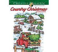 Creative Haven Country Christmas Coloring Book