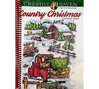 Creative Haven Country Christmas Coloring Book (Creative Haven Coloring Books) [Spiral-bound] Teresa Goodridge