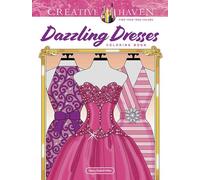 Creative Haven Dazzling Dresses Coloring Book