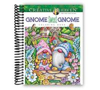 Creative Haven Gnome Sweet Gnome Coloring Book (Creative Haven Coloring Books) [Spiral-bound] Teresa Goodridge
