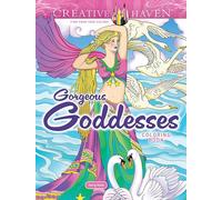 Creative Haven Gorgeous Goddesses Coloring Book