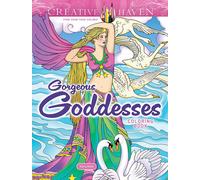 Creative Haven Gorgeous Goddesses Coloring Book-Noble, Marty-Copertina flessibil