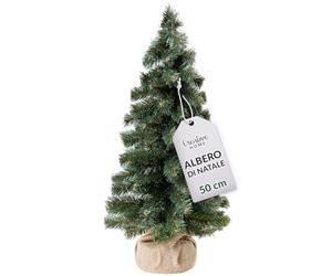 Creative Home Albero di Natale Artificiale | 50 cm | Cono Piccolo Albero di Natale Salvaspazio | Alberi di Natale Piccoli per Tavolo, Ufficio | Interno, Esterno | Regalo di Decorazione Fai-da-Te