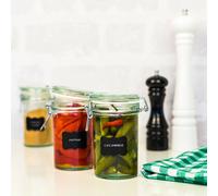 Creative Home Barattolo di Vetro per Stoccaggio | Coperchio e Chiusura Ermetica