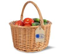 Creative Home Cestino in Vimini con Manico 35 x 35 x 36 cm
