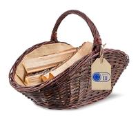 Creative Home Grande Cesto in Vimini per Legna 64 x 39 x 43 cm