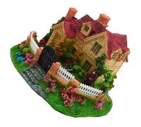 Creative House Model Micro Landscape Villa Ornament for Fish Tank Aquarium