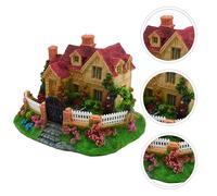 Creative House Model Micro Landscape Villa Ornament for Fish Tank Aquarium