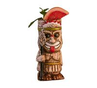 Creative Island Cup Delicato Island Glass Cocktail Vetro Hawaiian Party Mug Drinkware per feste Festival Hawaiian Drink Tazze
