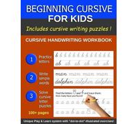 Creative Jey Press Beginning Cursive For Kids (Tascabile)
