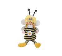 Creative Knitted Plush Toy Lovely Bee Shaped Doll Festival Decor Kid's Toy